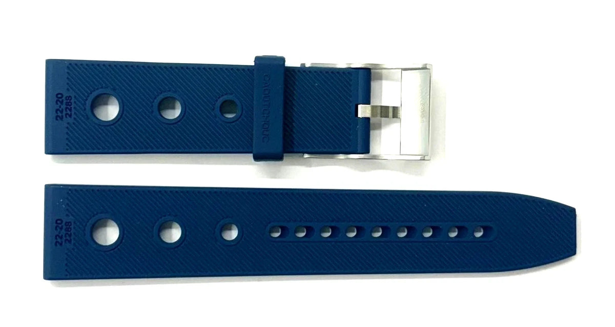 Breitling 22mm Ocean Racer Blue Rubber Strap 228S