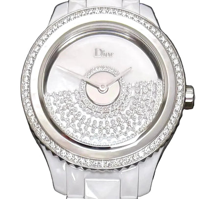 Christian Dior VIII Grand Bal White Pearl & Diamond Women's Luxury Watch CD124BE4C001