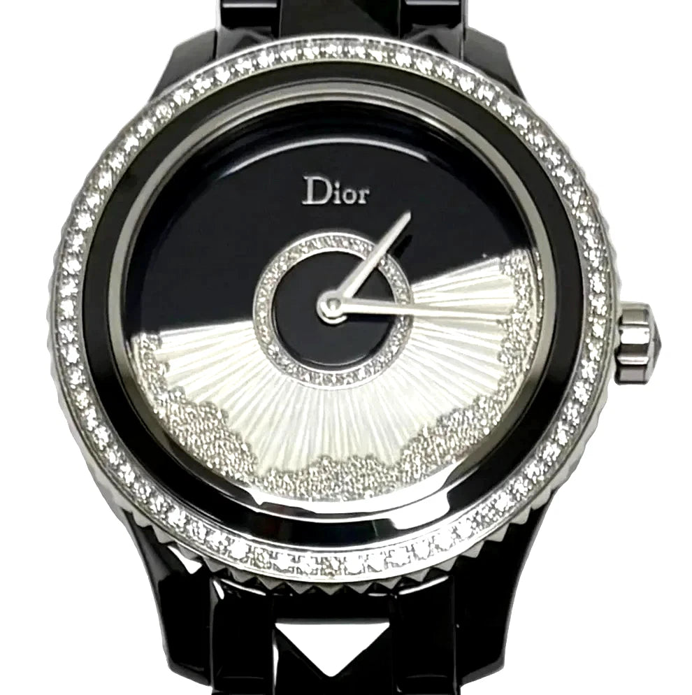 Christian Dior VIII Grand Bal Black Ceramic Women's Watch CD124BE3C003