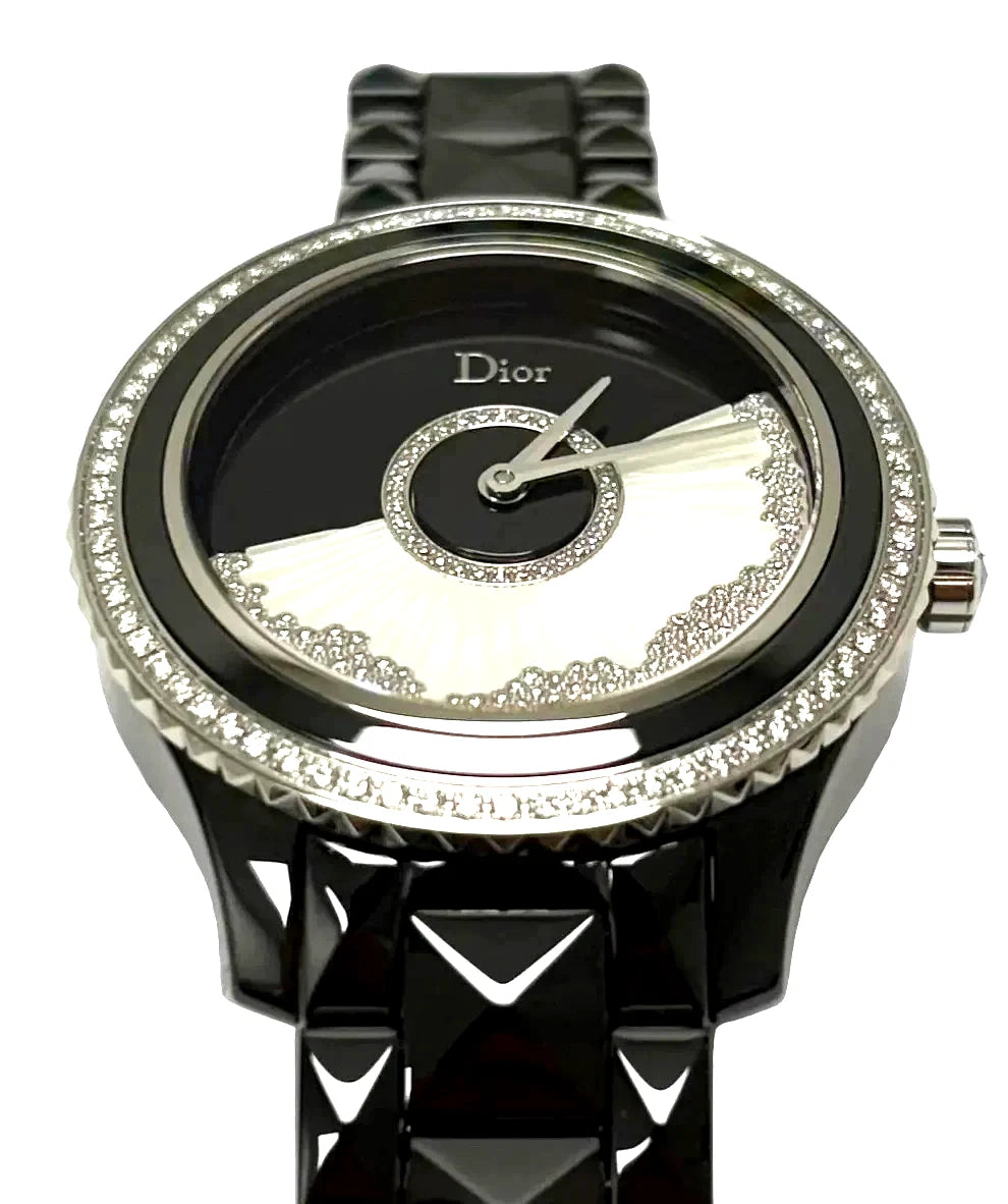 Christian Dior VIII Grand Bal Black Ceramic Women's Watch CD124BE3C003