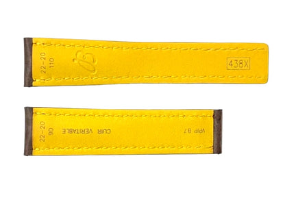 Breitling 22mm Brown Leather Strap 438X
