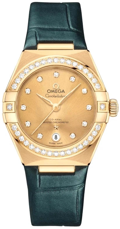 Omega Constellation Yellow Dial Yellow Gold Women's Watch 131.58.29.20.58.001