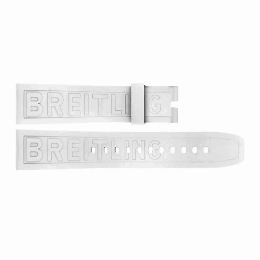 Breitling Diver Pro 22mm White Rubber Strap 176SS