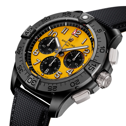 Breitling Avenger B01 Chronograph 44 Night Mission Yellow Men's Watch SB0147101I1X2