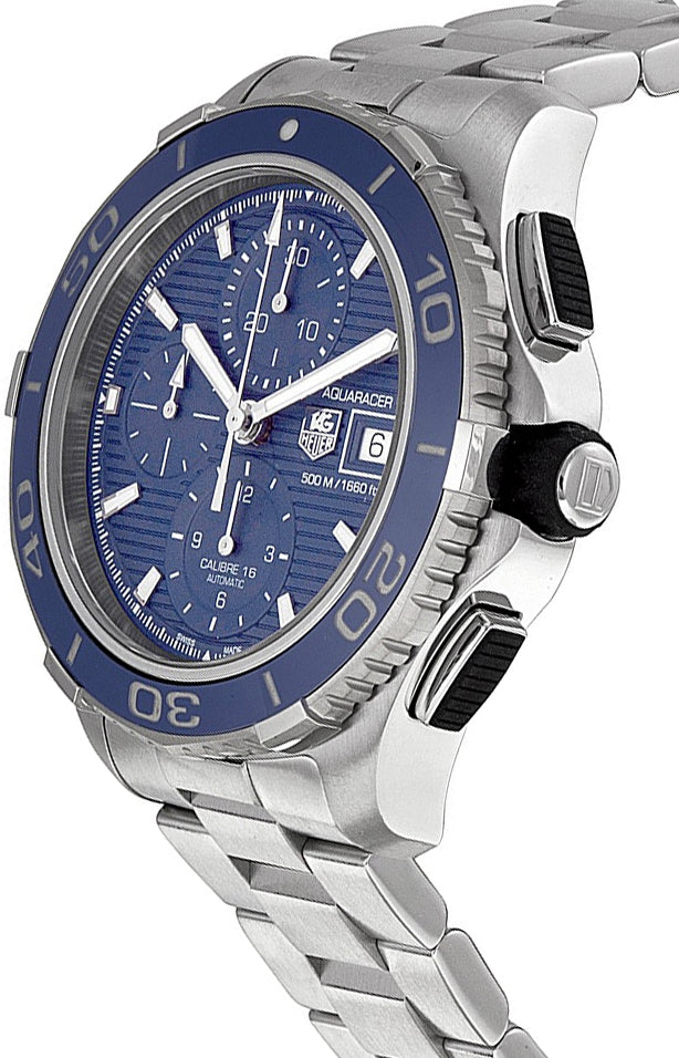 Tag Heuer Aquaracer Chronograph Blue Dial Men's Watch CAK2112.BA0833