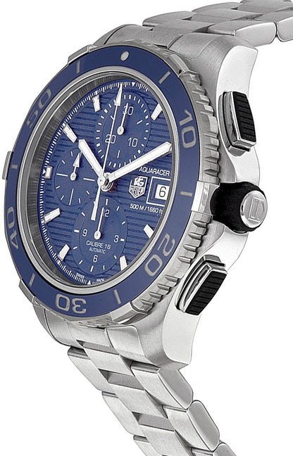 Tag Heuer Aquaracer Chronograph Blue Dial Men's Watch CAK2112.BA0833