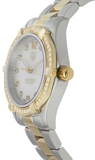 Tag Heuer Aquaracer Diamond & Pearl Ladies Watch WAF1350.BB0820