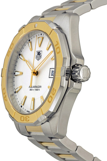 Tag Heuer Aquaracer 300M Silver & Gold Men's Watch WAY1151.BD0912