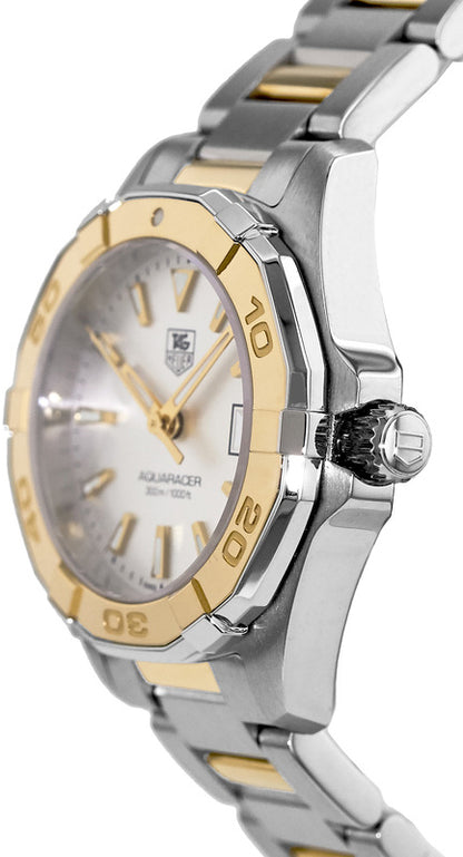 Tag Heuer Aquaracer Gold & Steel Ladies Luxury Watch WAY1455.BD0922