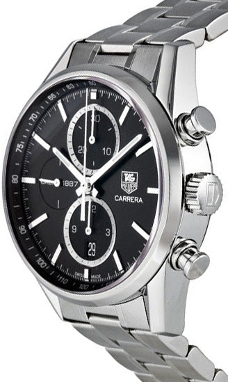 Tag Heuer Carrera Black Dial Stainless Steel Men's Watch CAR2110.BA0720
