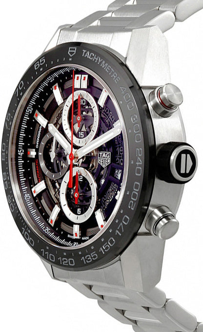 Tag Heuer Carrera Automatic Black Dial Steel Men's Watch CAR2A1W.BA0703
