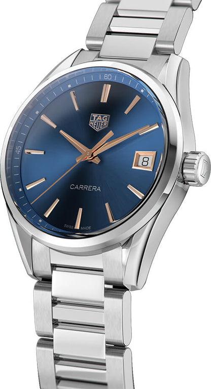 TAG Heuer Carrera 36mm Blue Dial Women's Watch WBK1312.BA0652