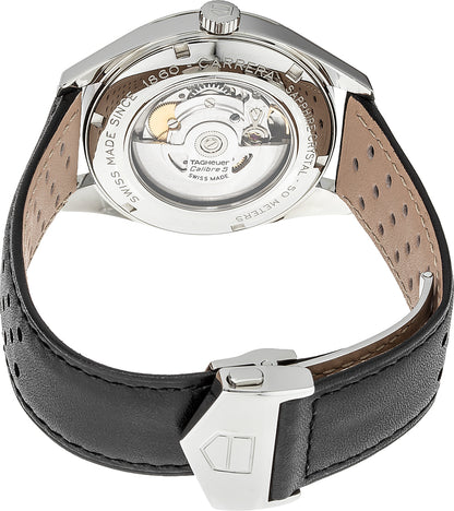 Tag Heuer Carrera Black Dial Steel Men's Watch WV211B.FC6182