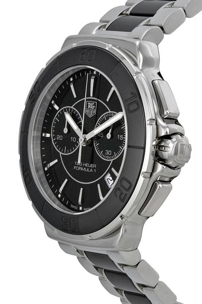 Tag Heuer Formula 1 Steel & Black Ceramic 41mm Women's Watch CAH1210.BA0862