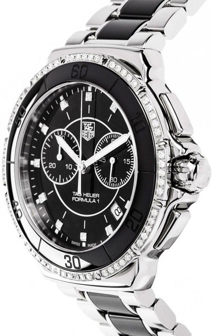 Tag Heuer Formula 1 Black Dial Diamond Women's Watch CAH1212.BA0862