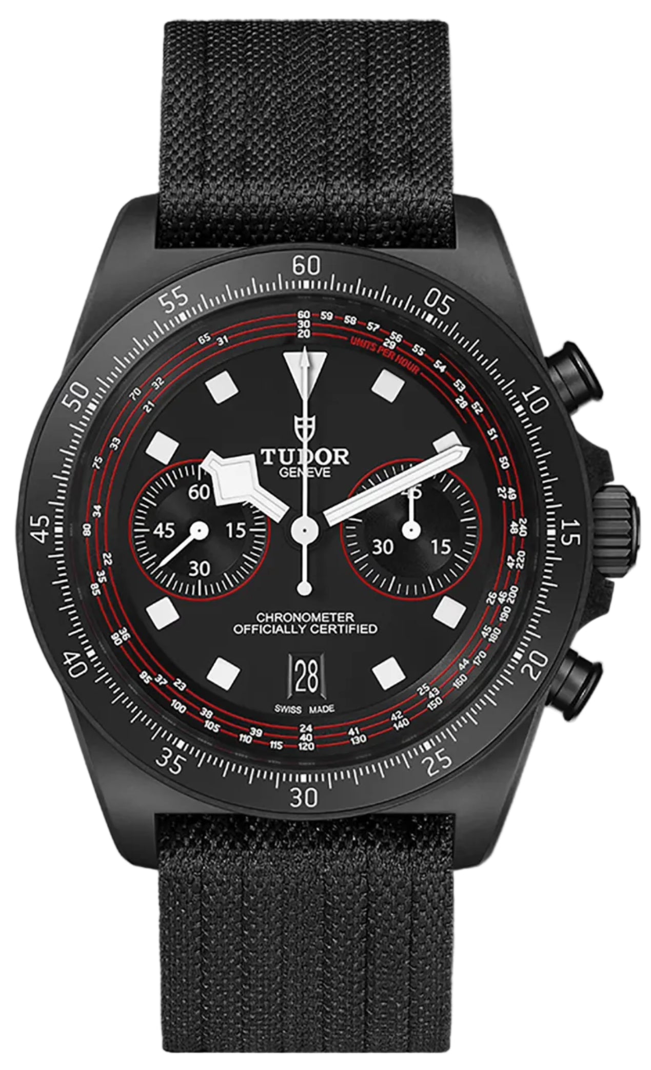 Tudor Pelagos FXD Chrono Matte Black Dial Men's Watch M25827KN-0001
