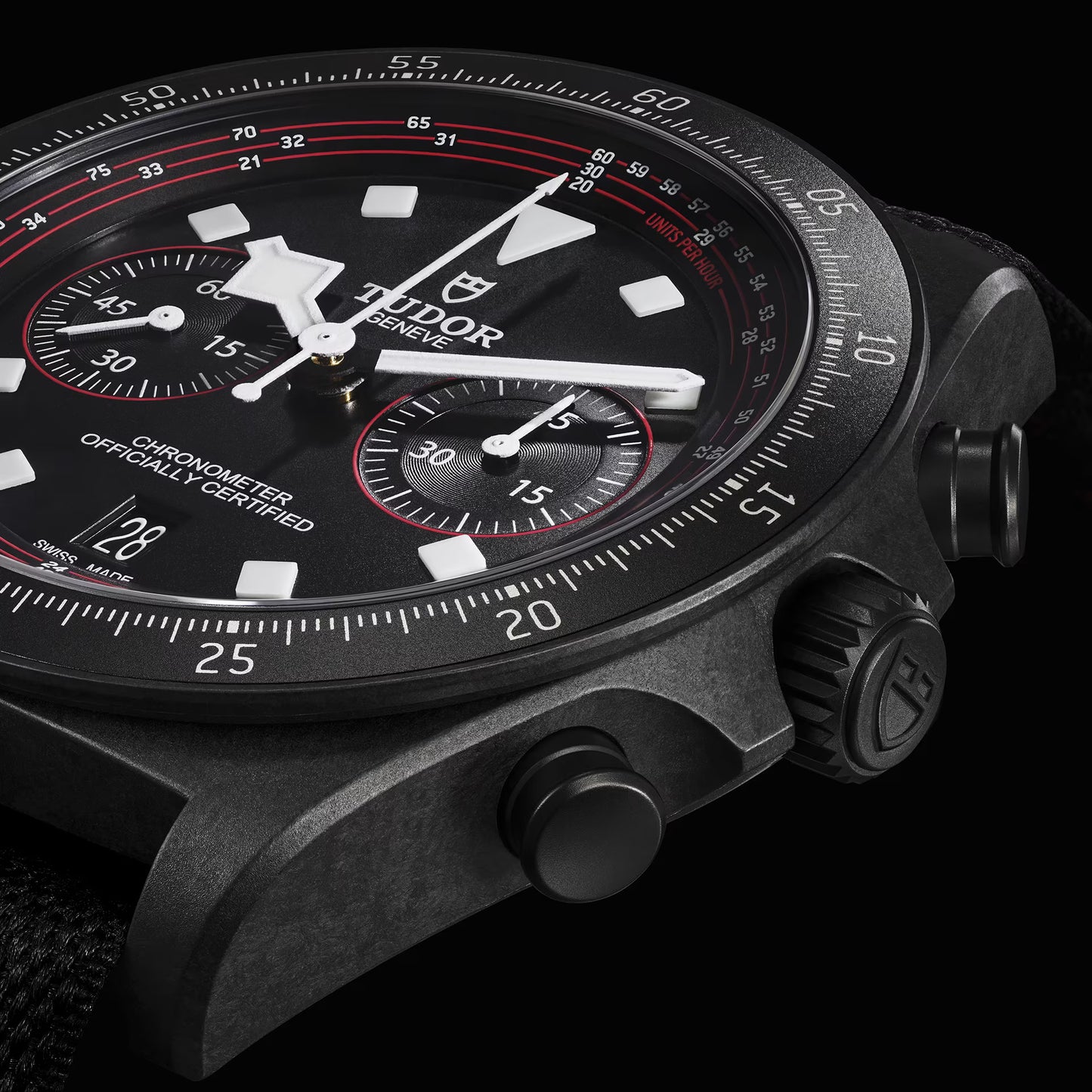 Tudor Pelagos FXD Chrono Matte Black Dial Men's Watch M25827KN-0001