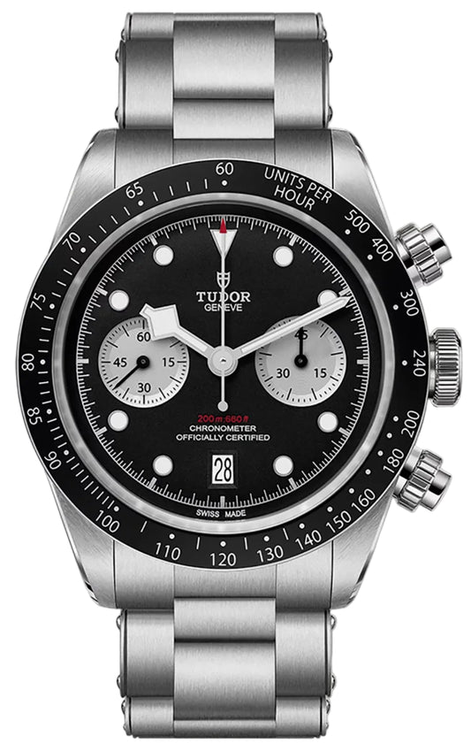 Tudor Black Bay Chrono Reverse Panda Black Dial 41mm Men's Watch M79360N-0011