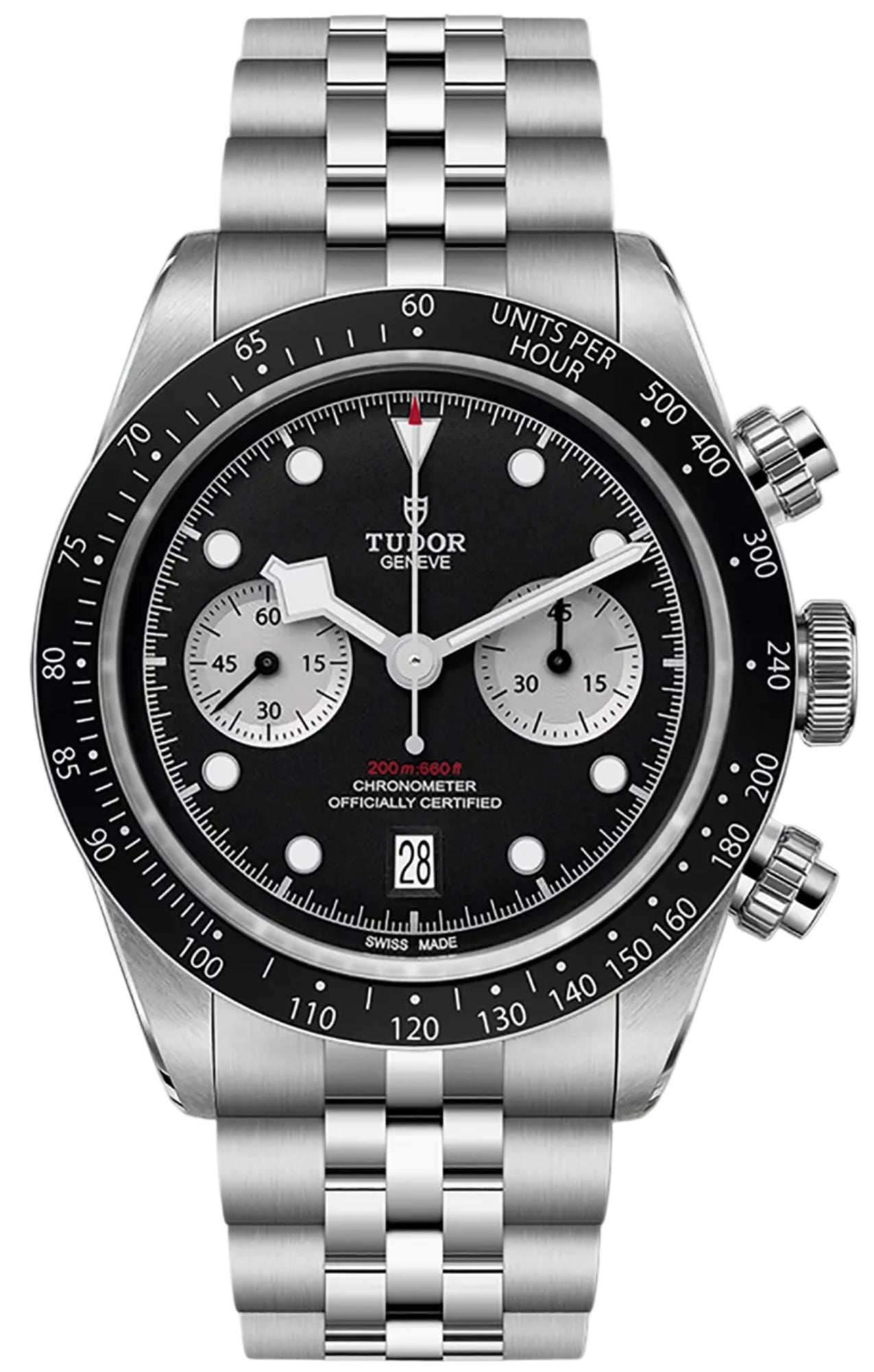 Tudor Black Bay Chrono Black Dial Steel 41mm Men's Watch M79360N-0013