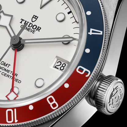 Tudor Black Bay GMT White Dial Fabric Strap Men's Watch M79830RB-0012