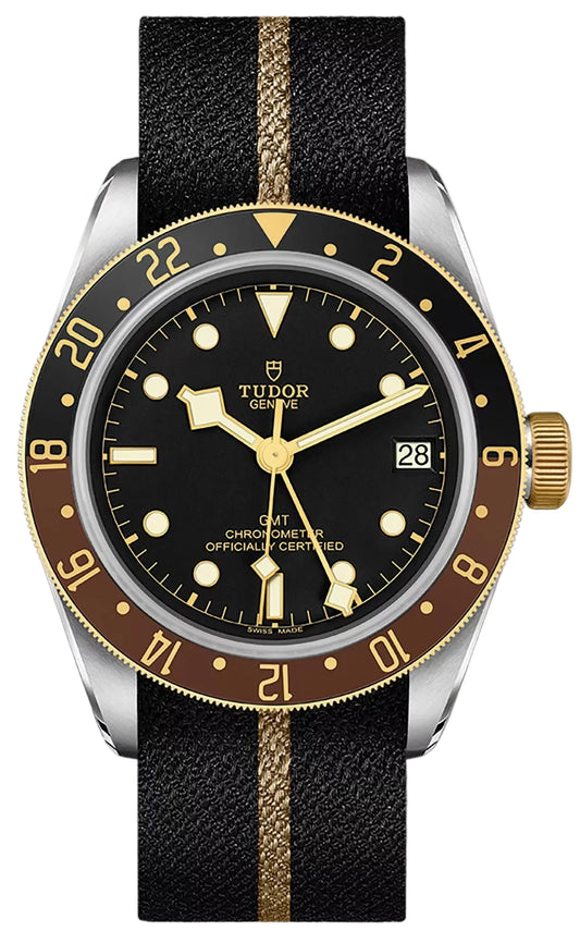 Tudor Heritage Black Bay GMT S&G Men's Watch 79833MN-0004