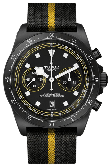 Tudor Pelagos FXD Chrono "Tour de France" Black & Yellow Men's Watch M25827KNJN-0001