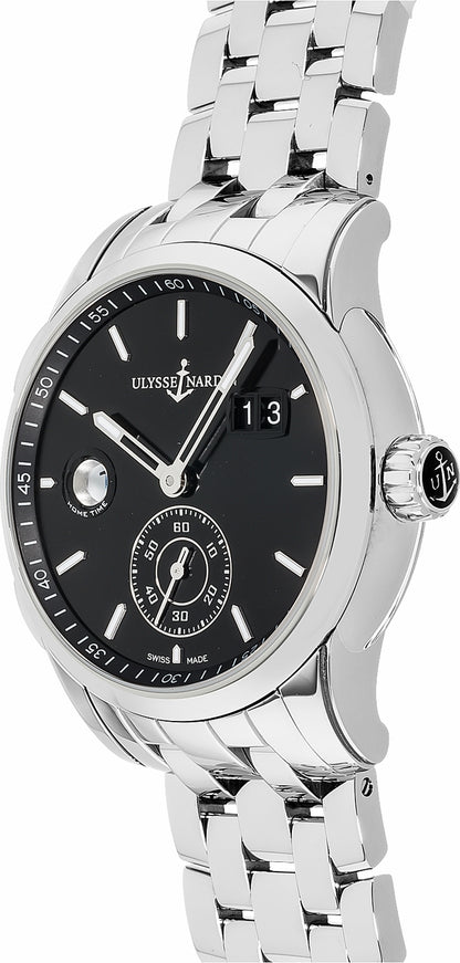 Ulysse Nardin Dual Time Manufacture Black Dial Men's Watch 3343-126-7/92