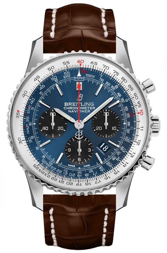 Breitling Navitimer 1 B01 Chronograph 43 Blue Dial Men's Watch AB0121211C1P2