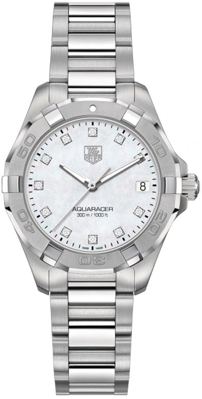 Tag Heuer Aquaracer Diamond Women's Diving Watch WAY1313.BA0915