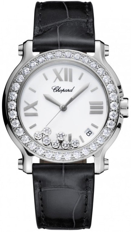 Chopard Happy Sport Diamond Bezel Women's Watch 278475-3037
