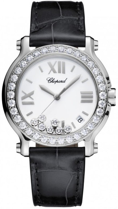 Chopard Happy Sport Diamond Bezel Women's Watch 278475-3037