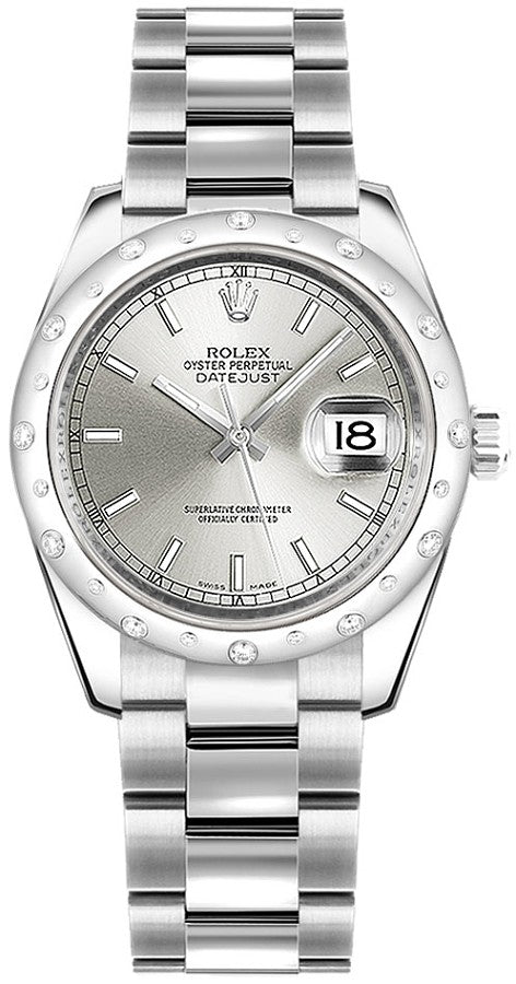 Rolex Datejust 31 Silver Dial Oyster Bracelet Women's Watch 178344-0026