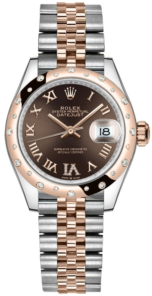 Rolex Datejust 31 Diamond Roman VI Women's Watch 278341RBR-0004