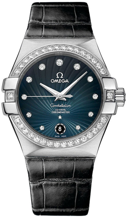 Omega Constellation Diamond Men's Dress Watch 123.18.35.20.56.001
