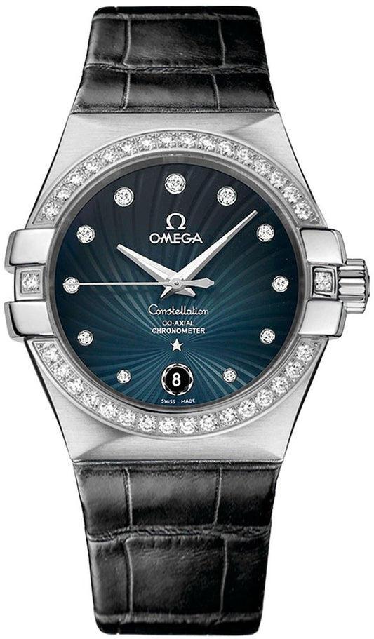 Omega Constellation Diamond Men's Dress Watch 123.18.35.20.56.001