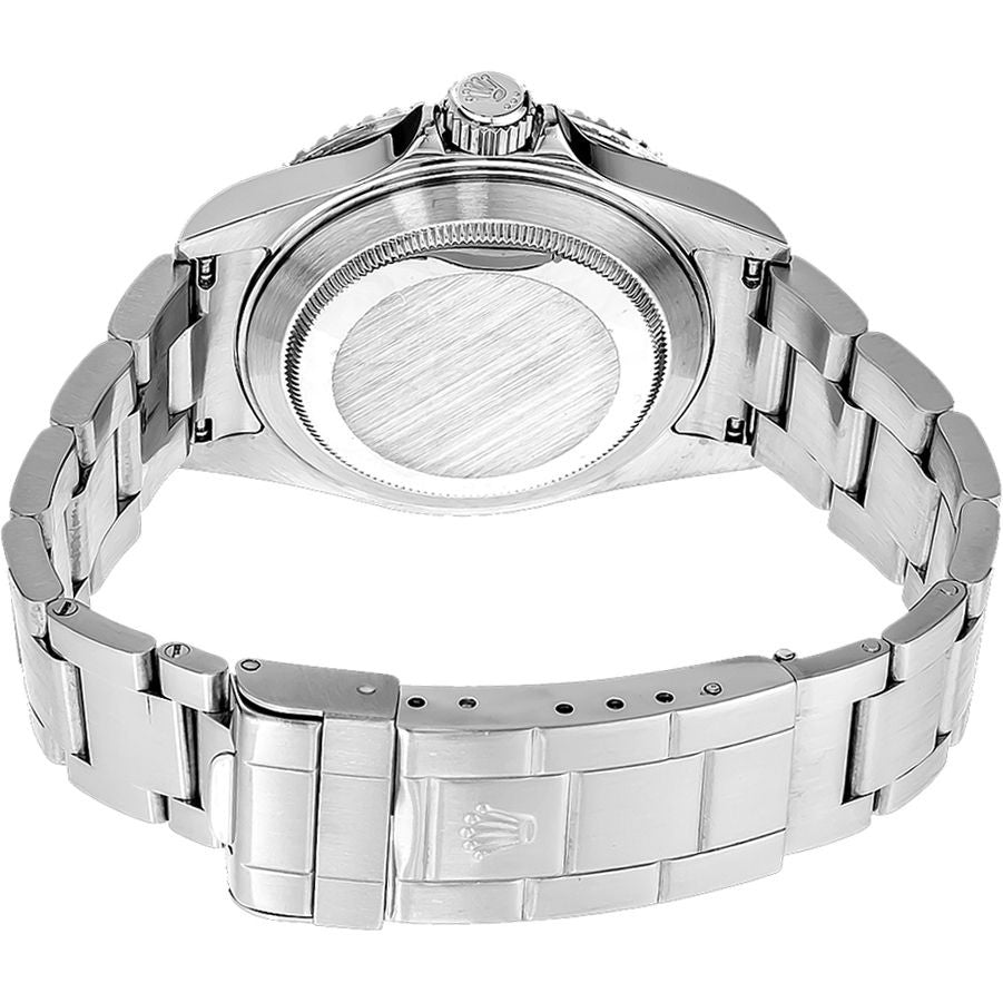 Rolex Submariner Date Stainless Steel Kermit Black Dial Men's Watch 16610