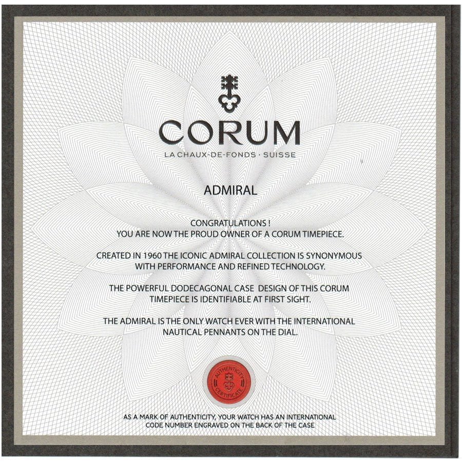 Corum Admiral Legend 32 Women's Watch Sale 400.101.47/V200 PN01