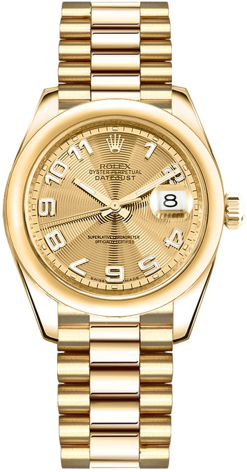 Rolex Datejust 31 Solid Gold Watch 178248