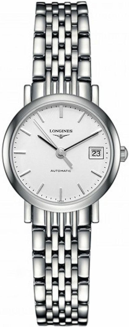 Longines Elegant Collection White Dial 25.5mm Women's Watch L4.309.4.12.6