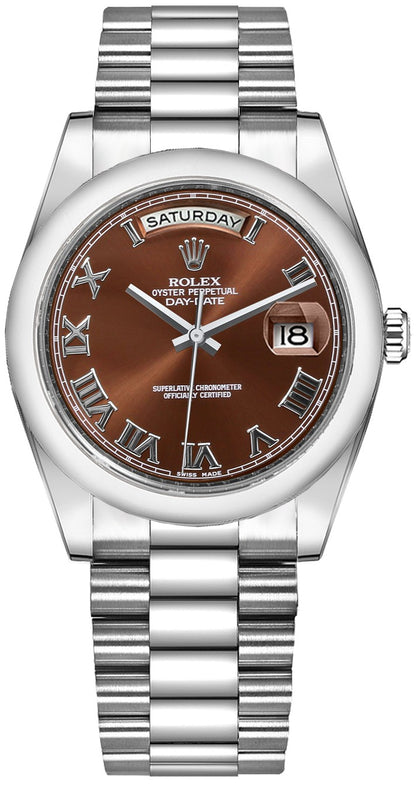 Rolex Day-Date 36 Solid White Gold Watch 118209