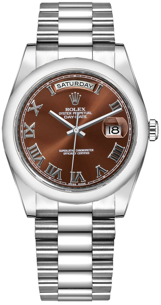 Rolex Day-Date 36 Solid White Gold Watch 118209