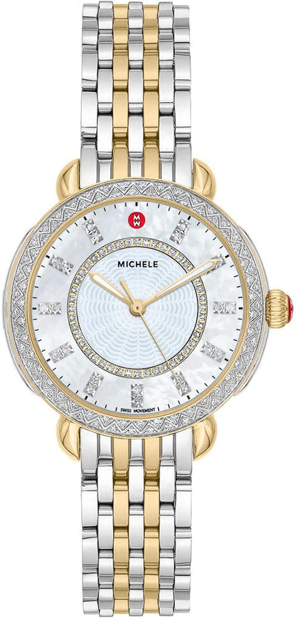 Michele Sidney Classic Two-Tone Women's Watch MWW30B000002