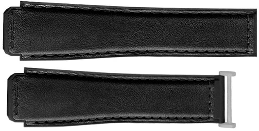 Tag Heuer Connected Black Leather Strap with Rubber Lining 11FT6079