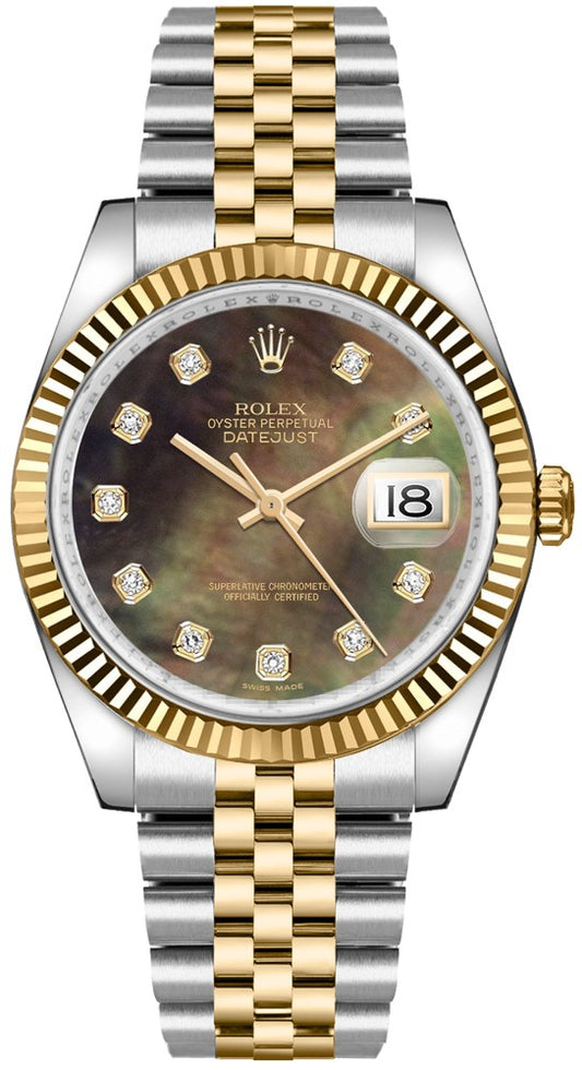 Rolex Datejust 36 Diamond Luxury Watch 116233-0212