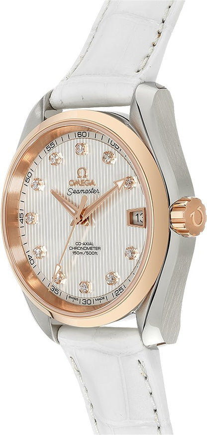 Omega Seamaster Aqua Terra Diamond Rose Gold & Steel Watch 231.23.39.21.52.001