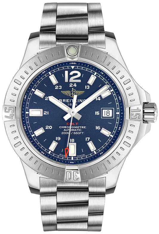 Breitling Colt Automatic Blue Dial Men's Watch A1738811/C906-173A