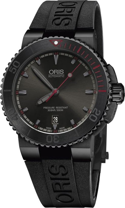 Oris Aquis El Hierro Limited Edition Black Steel 43mm Men's Watch 73376534783RS