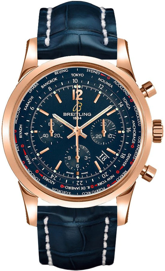 Breitling Transocean Unitime Pilot Automatic Men's Watch RB0510V1/C880-746P