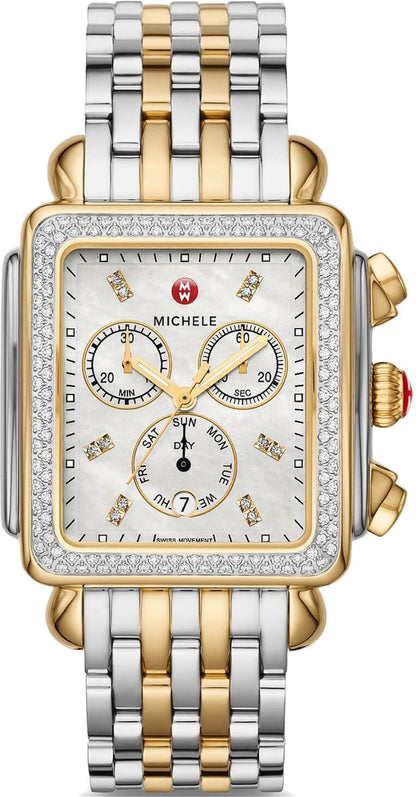 Michele Deco XL Diamond Chronograph Women's Watch MWW06Z000034