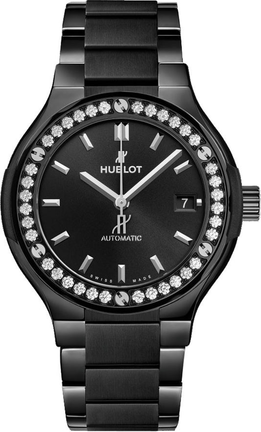 Hublot Classic Fusion Black Magic Women's Watch 568.CM.1470.CM.1204